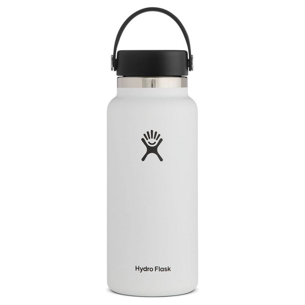 Hydro Flask 32oz Wide Mouth With Flex Cap - White
