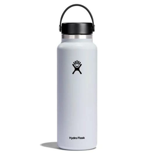 Hydro Flask 40oz Wide Mouth With Flex Cap - White