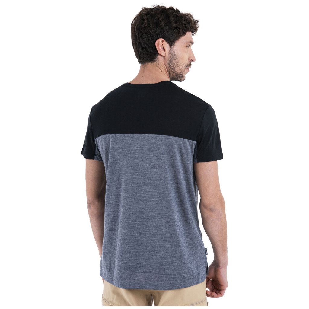 Icebreaker Cool-Lite Sphere III T-Shirt Colour Block Men's - Graphite