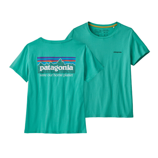 Patagonia P-6 Mission Organic T-Shirt Women's - Fresh Teal