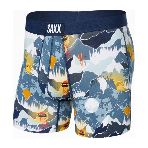 Saxx Vibe Boxer Men's - Winter Skies - Navy