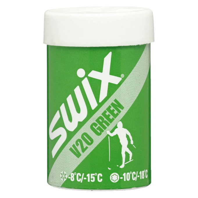 Swix V20 Green Wax -8 To -18 - GREEN