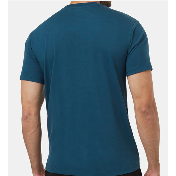 Tentree Treeblend V-Neck T-Shirt Mens - LEG/BLUE