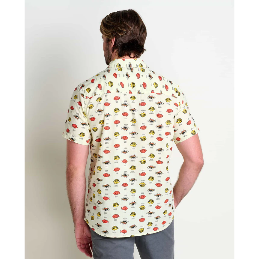 Toad and Co Fletch Short Sleeve Shirt Men's - Aphid Fish ID Print