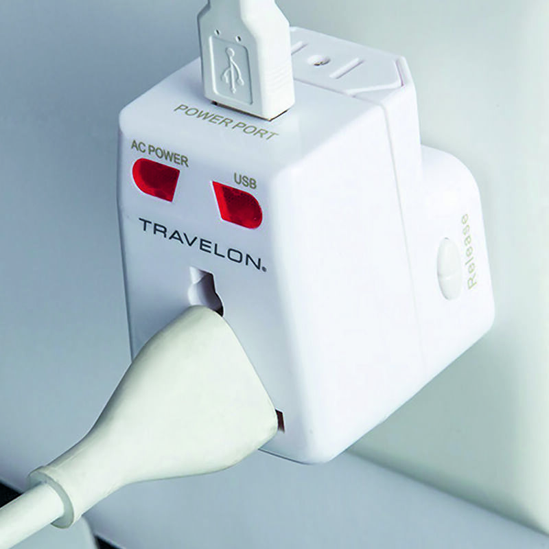 Travelon Worldwide Adapter and USB Charger