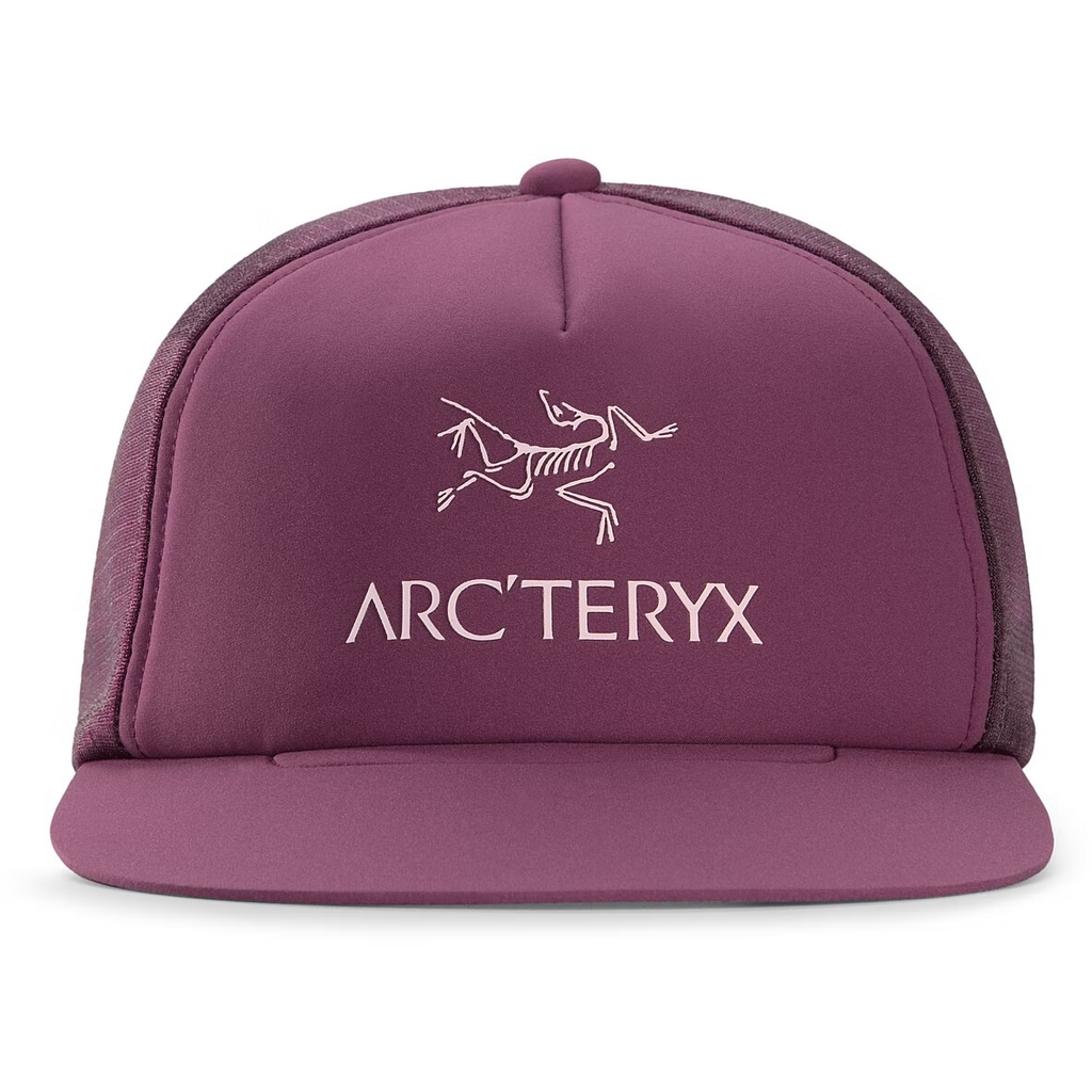 Arcteryx Logo Flat Trucker Hat - Juniper