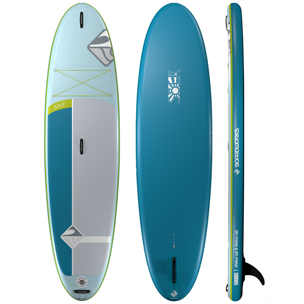 Boardworks Shubu Solr Inflatable SUP - Blue/Yellow