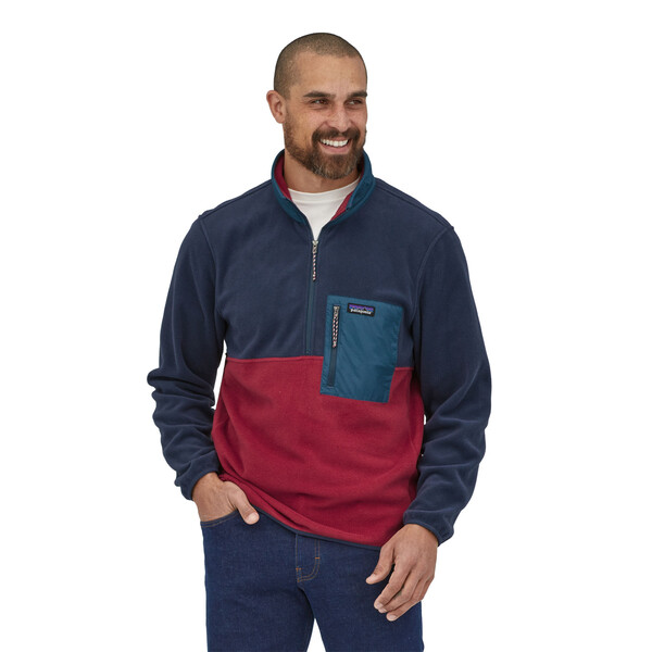 Patagonia Microdini 1/2 Zip Pullover Men's - Wax Red