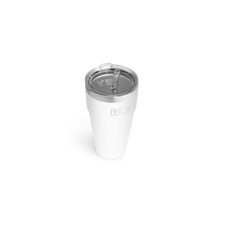 Yeti Rambler 26oz Stackable Cup with Straw Lid - White