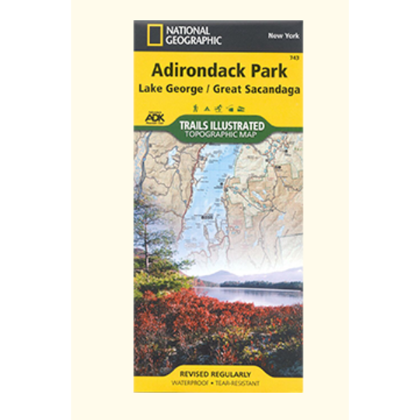 Adirondack Lake George/Great Sacandaga Map