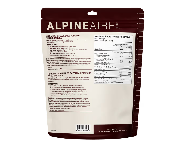 AlpineAire Caramel Cheesecake Pudding