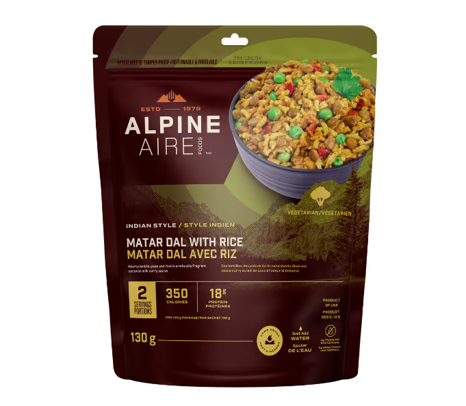 AlpineAire Matar Dal With Rice
