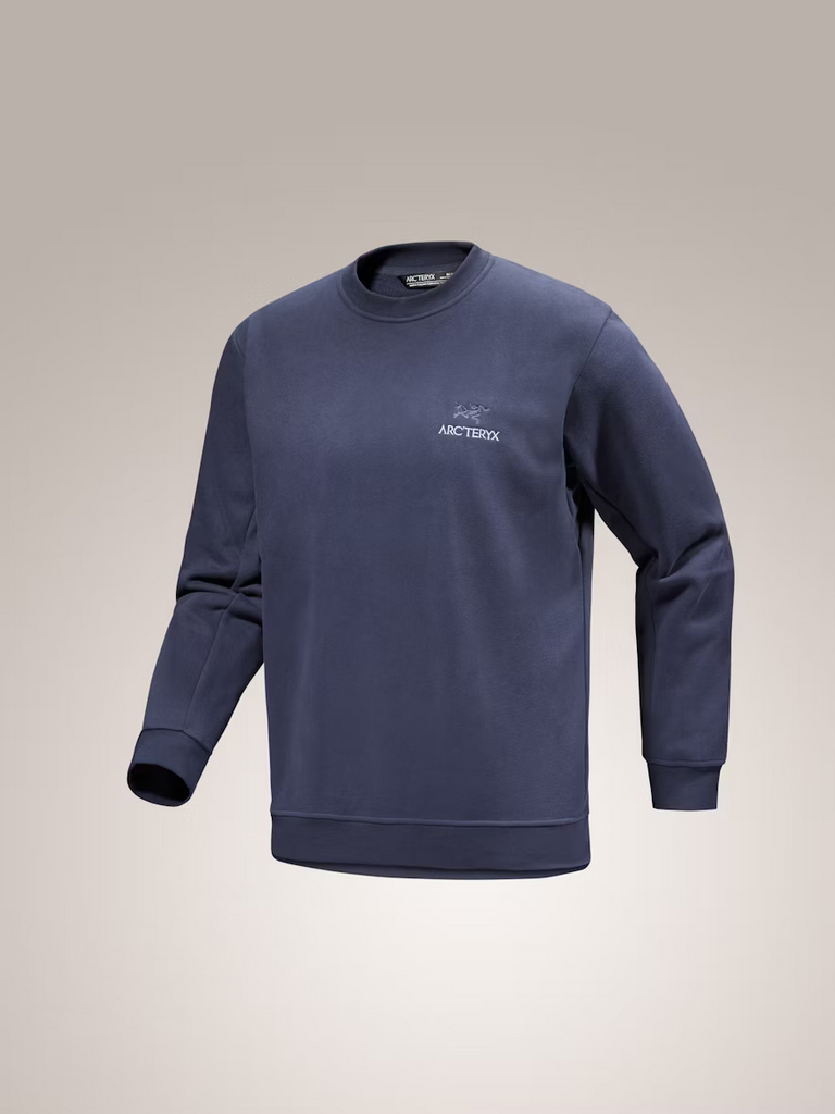 Arcteryx Emblem Fleece Crew Men's - BLKSAPPH