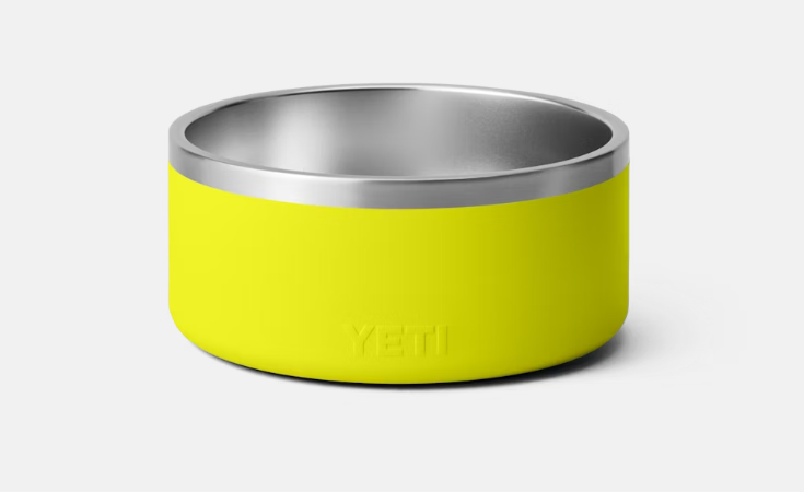 Boomer 8 Dog Bowl - Firefly Yellow