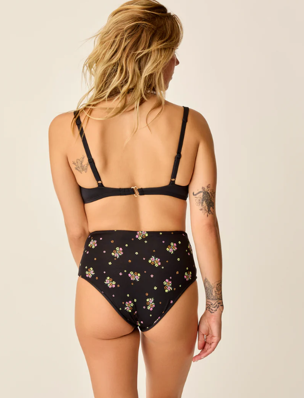 Carve Designs Erin Reversible Bottom - Floral Black