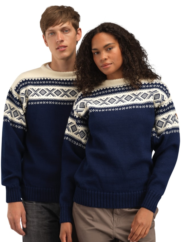 Dale of Norway Cortina 1956 Unisex Sweater - NVY/OFFW