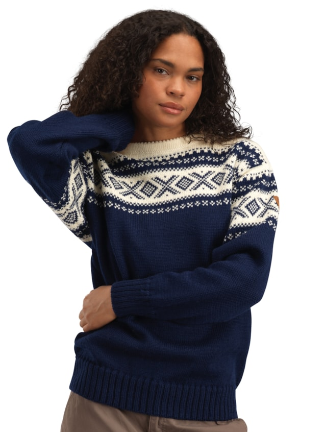 Dale of Norway Cortina 1956 Unisex Sweater - NVY/OFFW