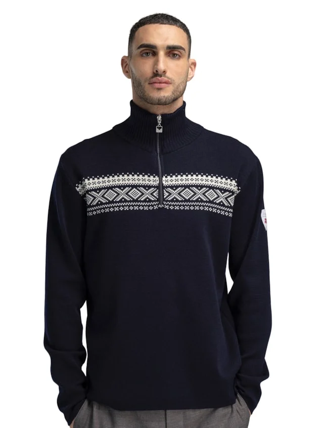 Dale of Norway Dalestolen Merino Sweater Men's - NVY/OFFW