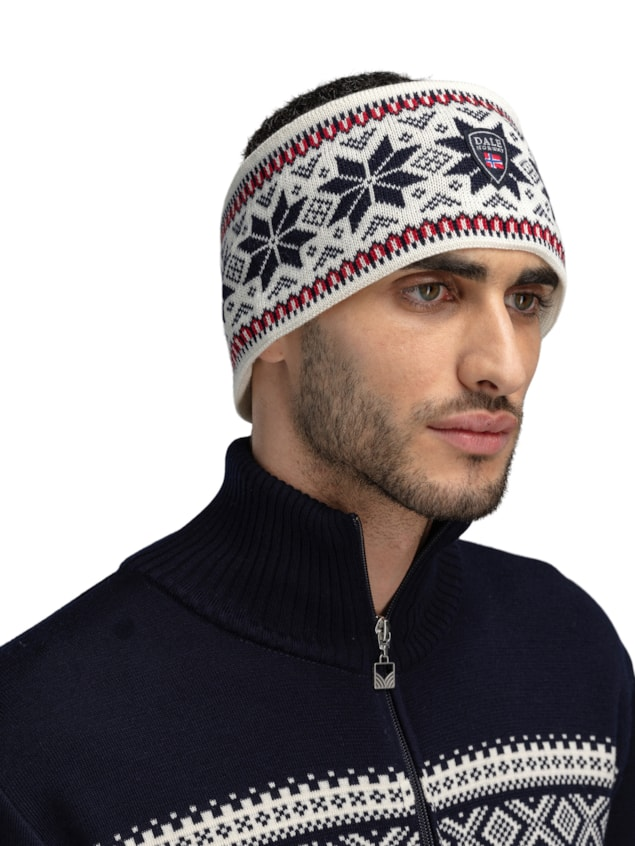 Dale of Norway Garmisch Headband - OW/NVY/R