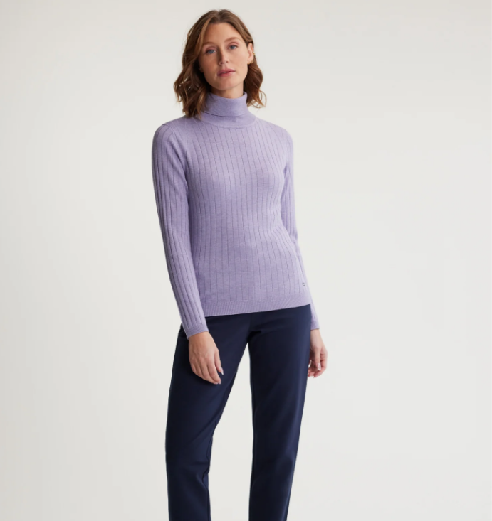 Fig Isla LT Turtleneck Sweater Women's - VIOLETA