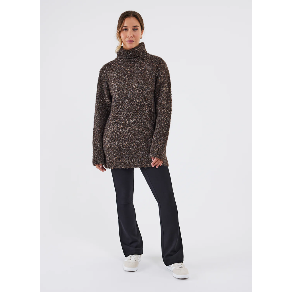 Fig Naka Long Sweater 2.0 Women's - WALNUT