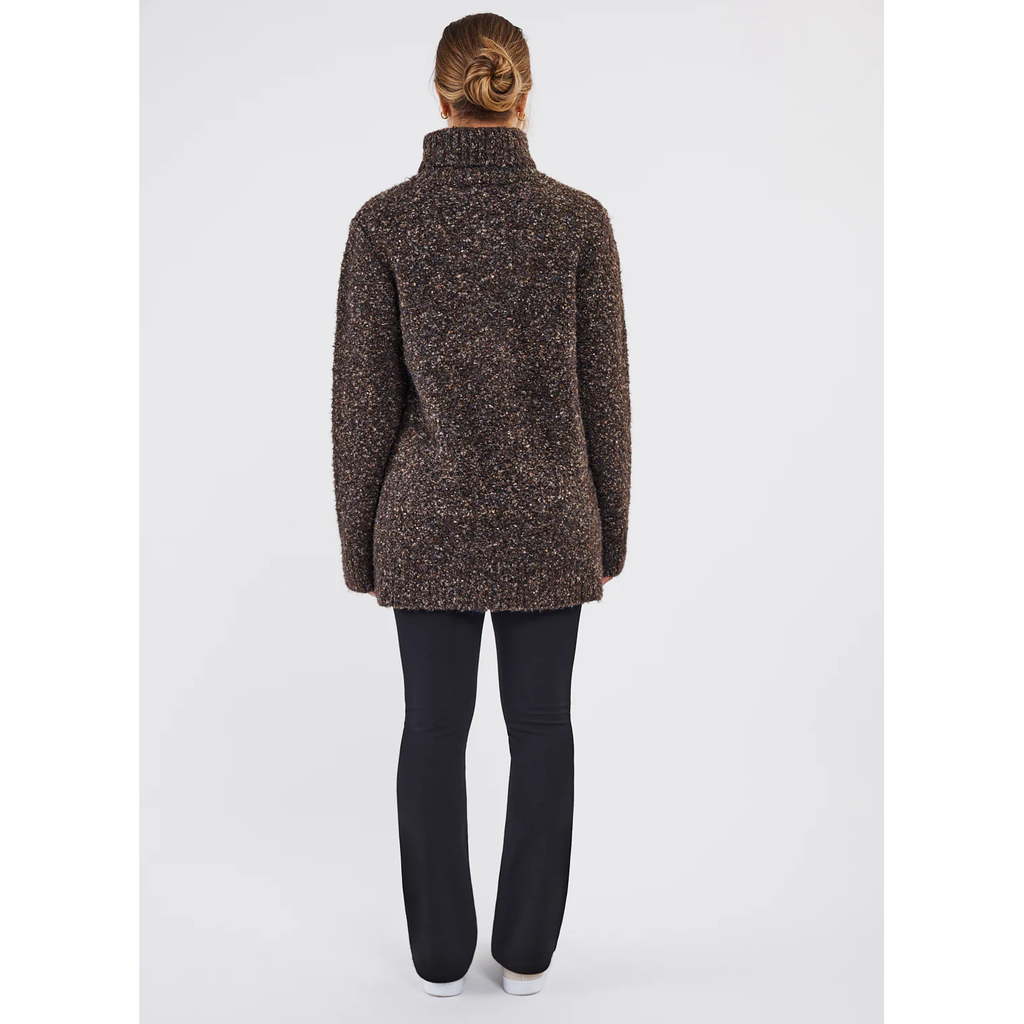 Fig Naka Long Sweater 2.0 Women's - WALNUT