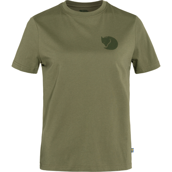 Fjallraven Fox Boxy Logo Tee Women's - Green