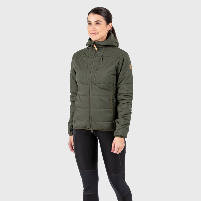 Fjallraven Keb Padded Hoodie Women's - Forest