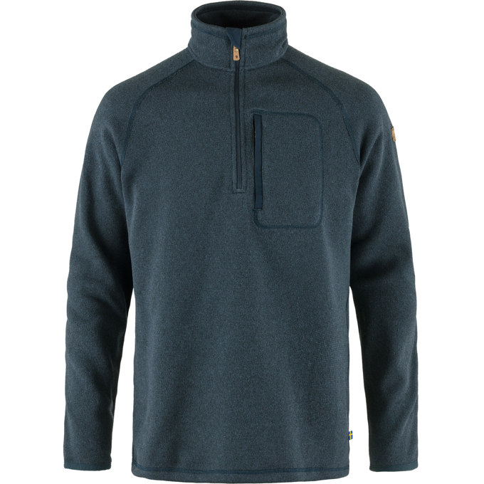 Fjallraven Ovik Fleece Half Zip Men's - Navy