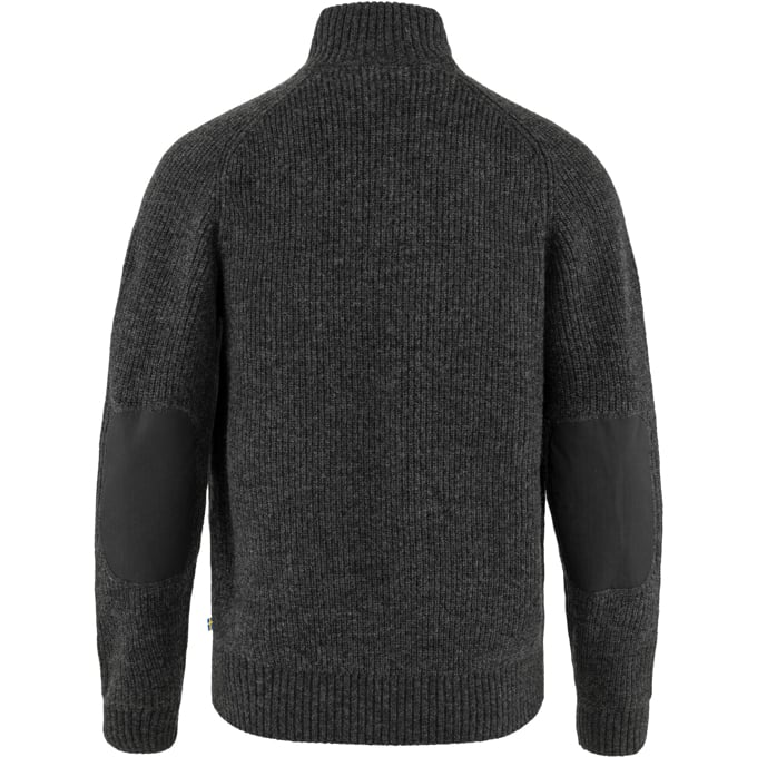 Fjallraven Ovik Zip Cardigan Knit Men's - Dark Grey