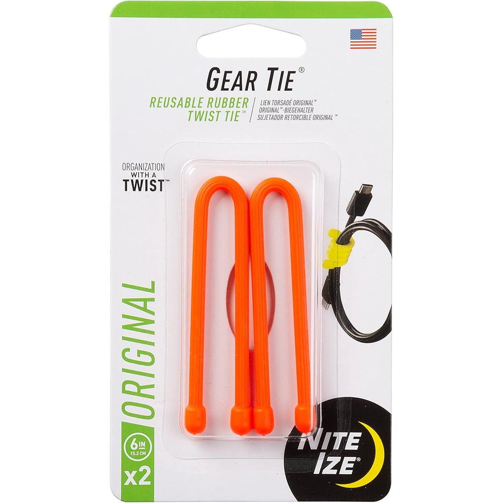 Gear Tie 6" 2-Pack