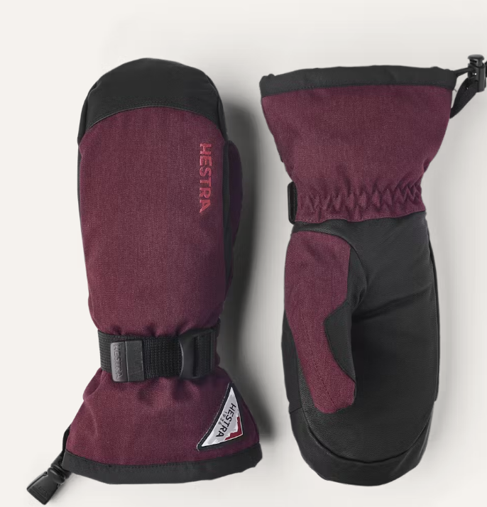 Hestra Powder Gauntlet Mitt - BORDEAUX