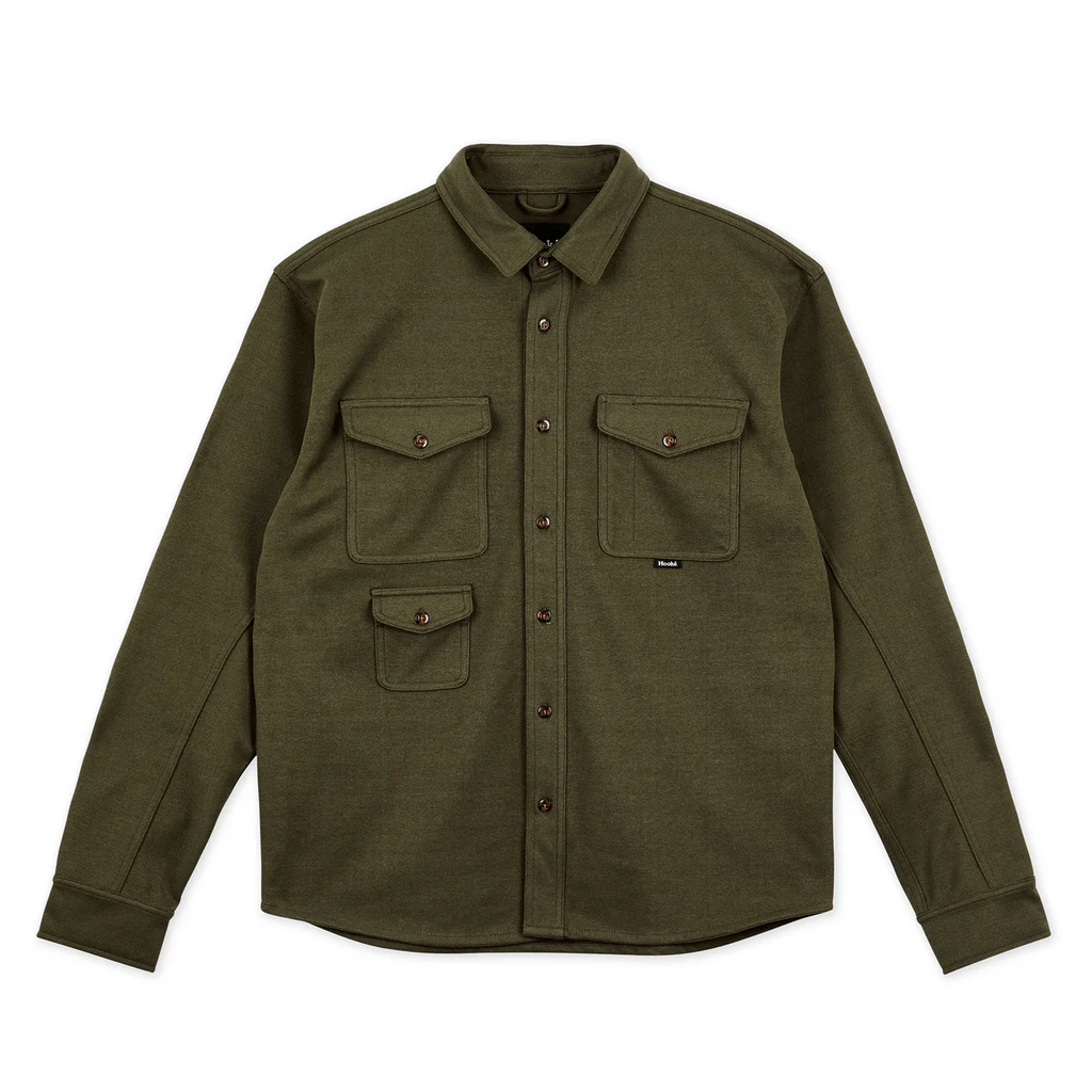 Hooké Adventure Flannel Shirt Men's - DK OLIVE