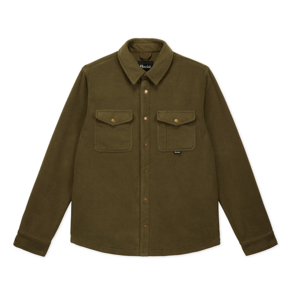 Hooke Polar Fleece Overshirt Men's - COYOTE