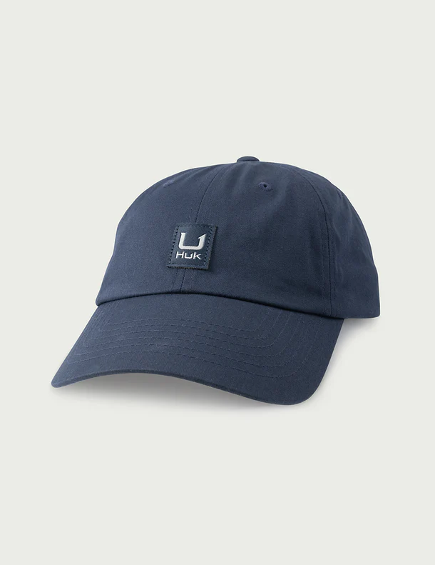 Navy Huk Hats Huk Dad Hat – Trailhead Kingston