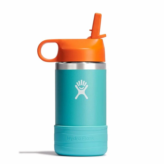 Hydro Flask 12oz Kids Wide Mouth Straw Cap - SEASPRAY