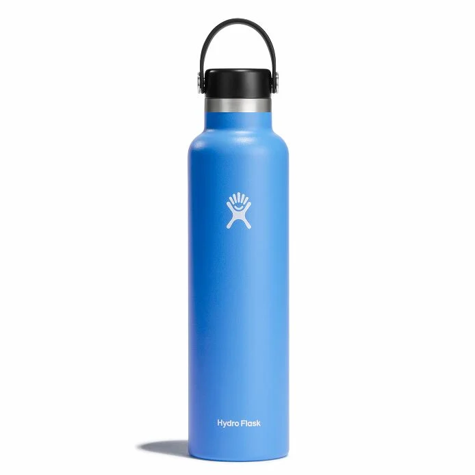 【日本未発売色】Hydro Flask 24oz Glimmer Blue Hydro Flask 24oz Standard Mouth With Flex Cap – Trailhead Kingston