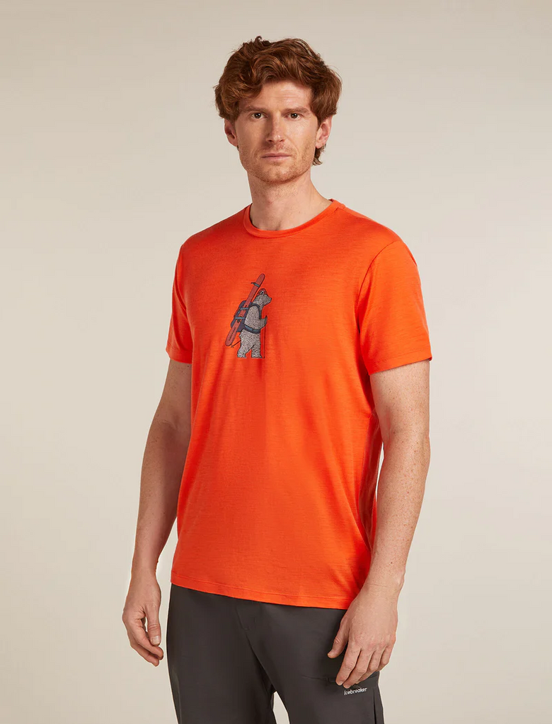 Icebreaker 150 Tech Lite SS Tee Bear Tour Men's - FERVID