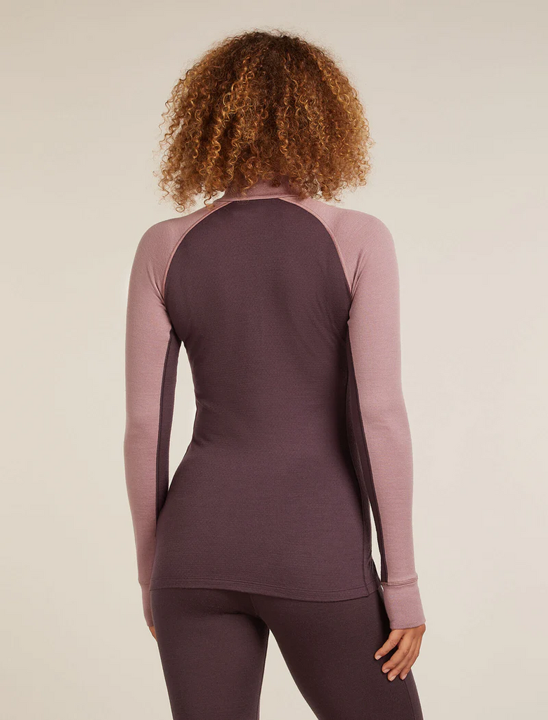 Icebreaker 260 Zoneknit LS Half Zip Women's - JAVA/SUM