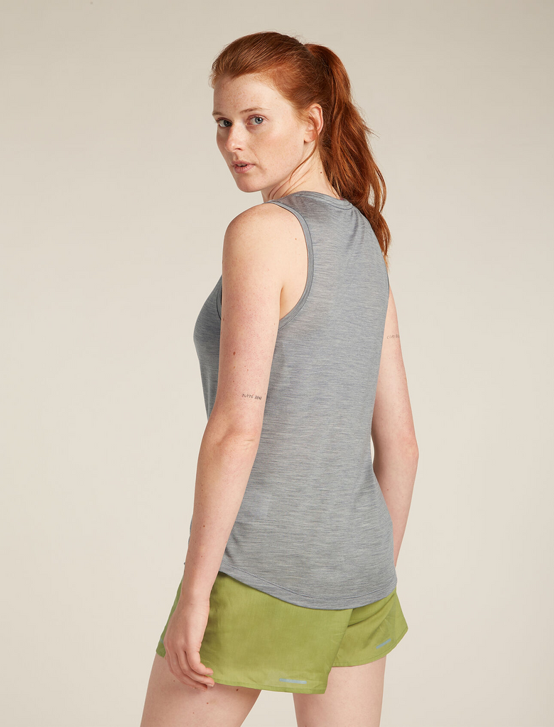 Icebreaker Cool-Lite Sphere III Tank Women's - Metro Heather