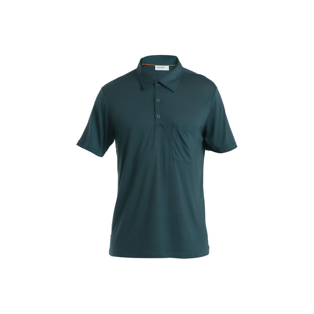 Icebreaker Drayden SS Polo Men's - FATHOM G