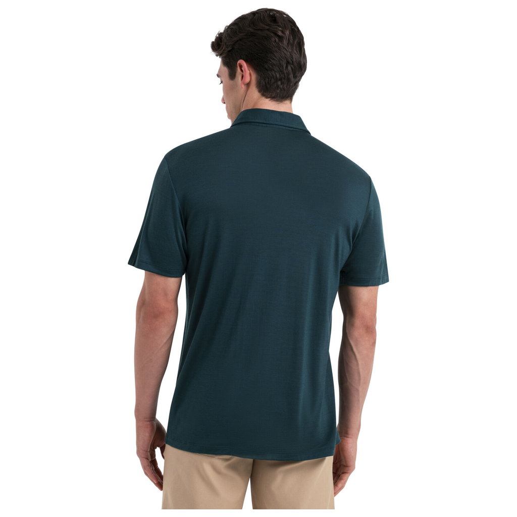 Icebreaker Drayden SS Polo Men's - FATHOM G