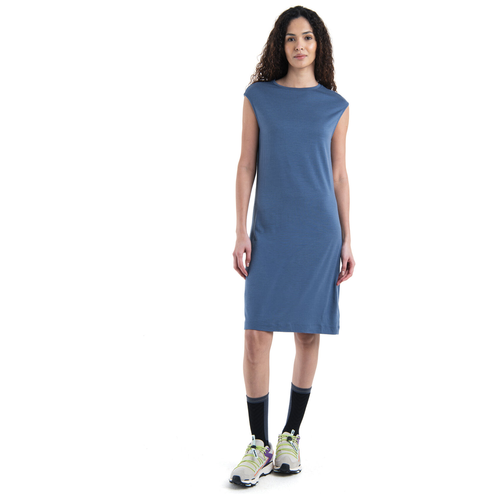 Icebreaker Granary Sleeveless Dress - Dawn