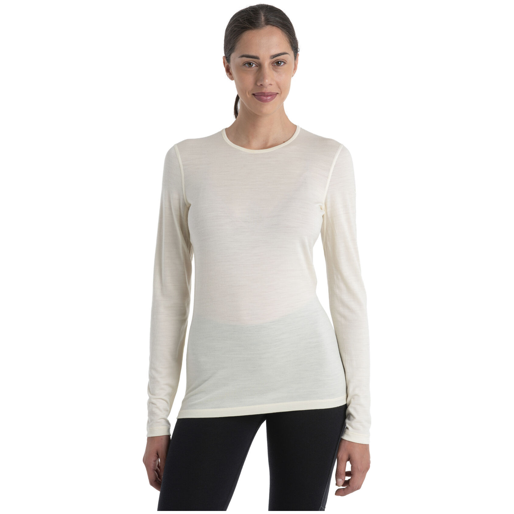 Icebreaker Oasis LS Crewe 200 Women's - UNDYED