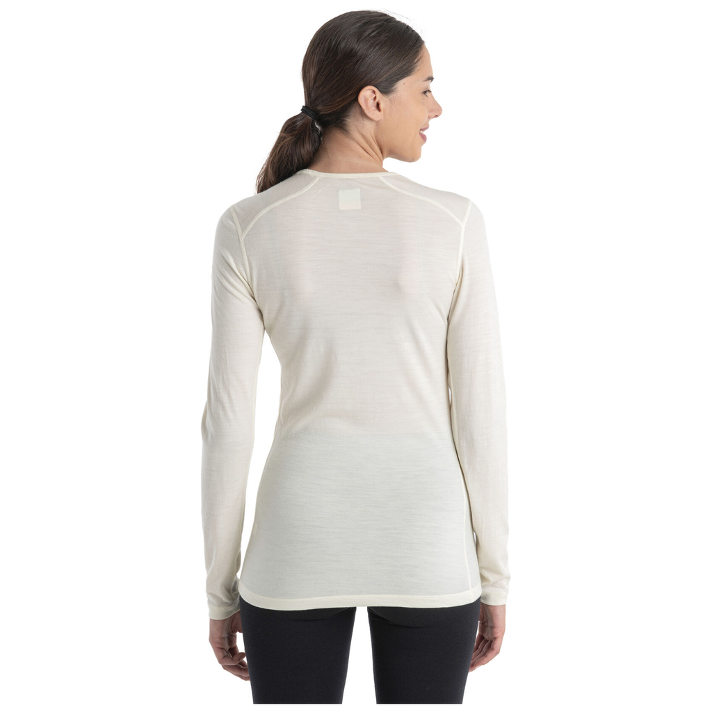 Icebreaker Oasis LS Crewe 200 Women's - UNDYED