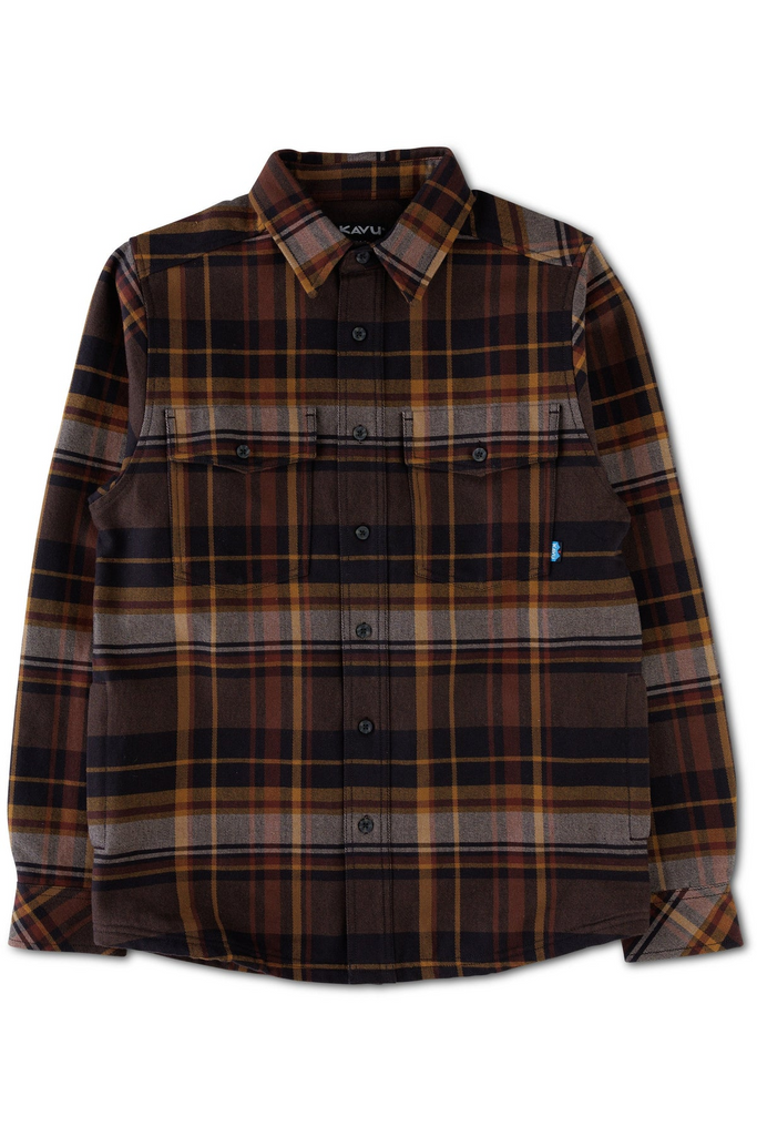 Kavu Carrick Bend Longsleeve Shirt Men's - DARKWOOD