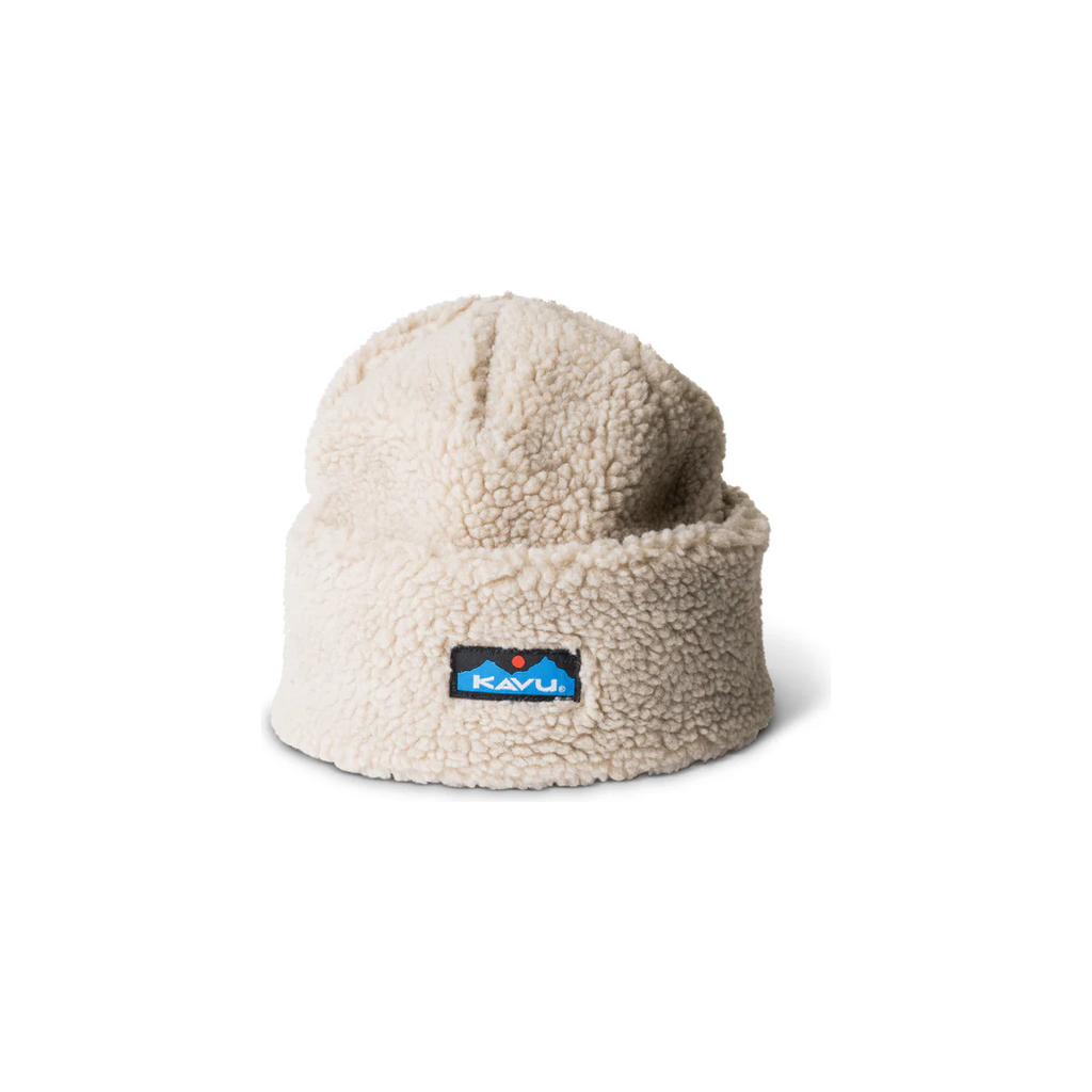 Kavu Fur Ball Beanie - CHALK