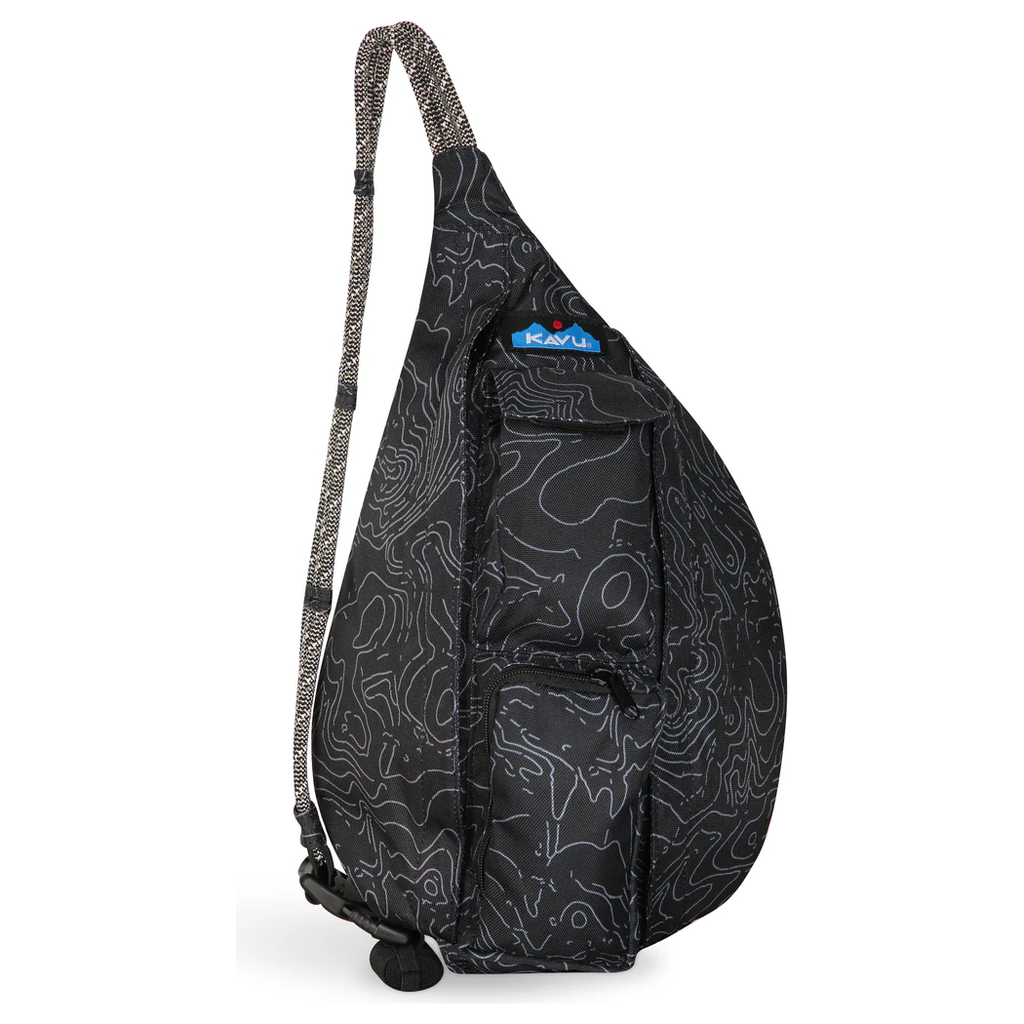 Kavu Mini Rope Sling Bag - BLK TOPO