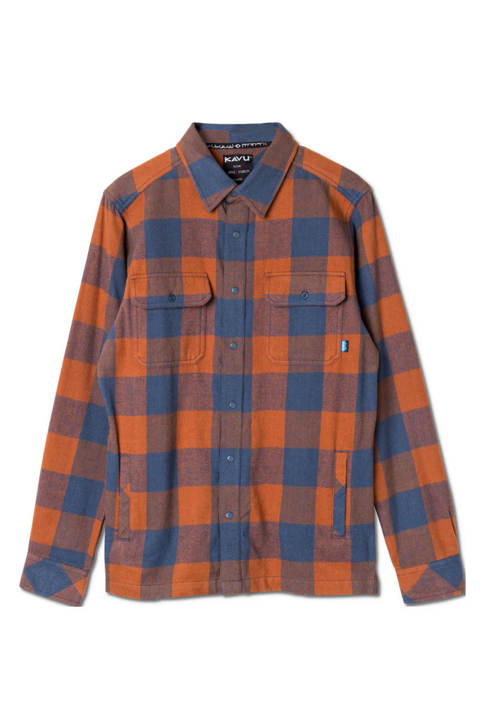 Kavu Northlake Flannel Men's - Copper Leaf