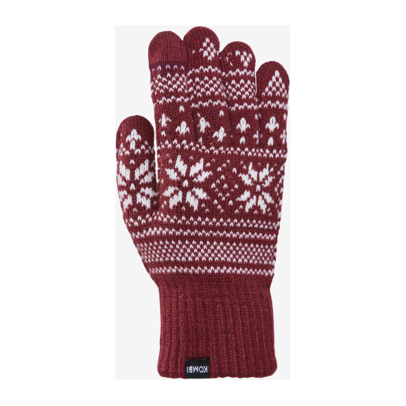 Kombi Nordic Glove - ROSEWOOD